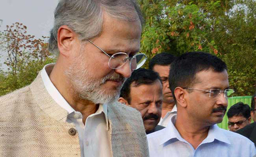 najeeb Arvind kejriwal